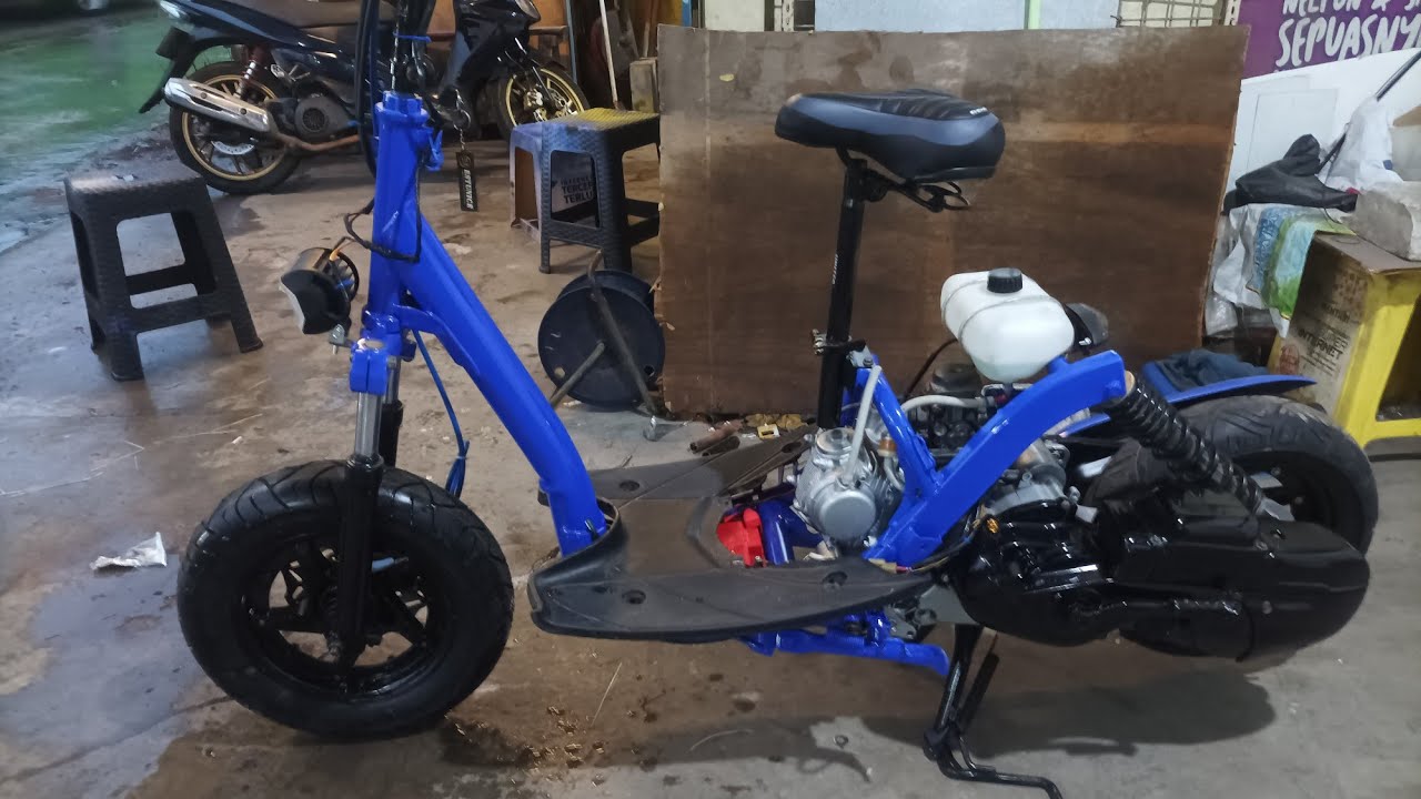 Spesifikasi goped mesin mio smile si biru