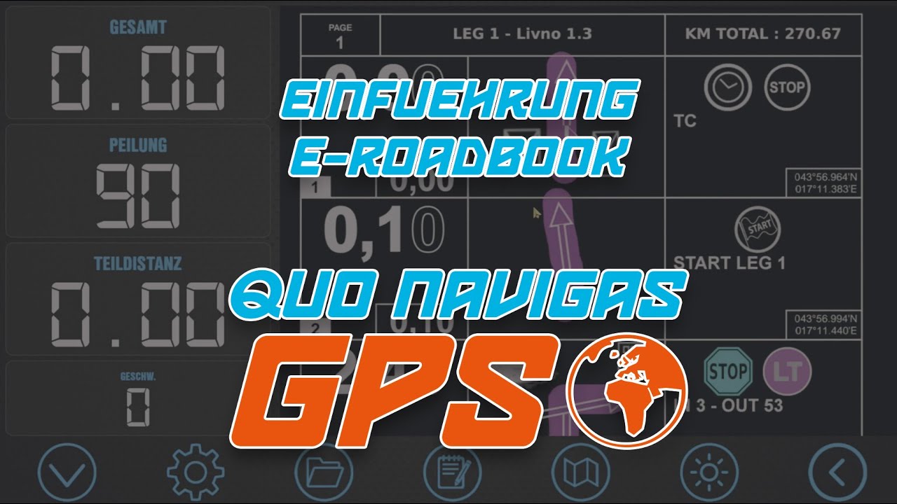 Einführung e-Roadbook