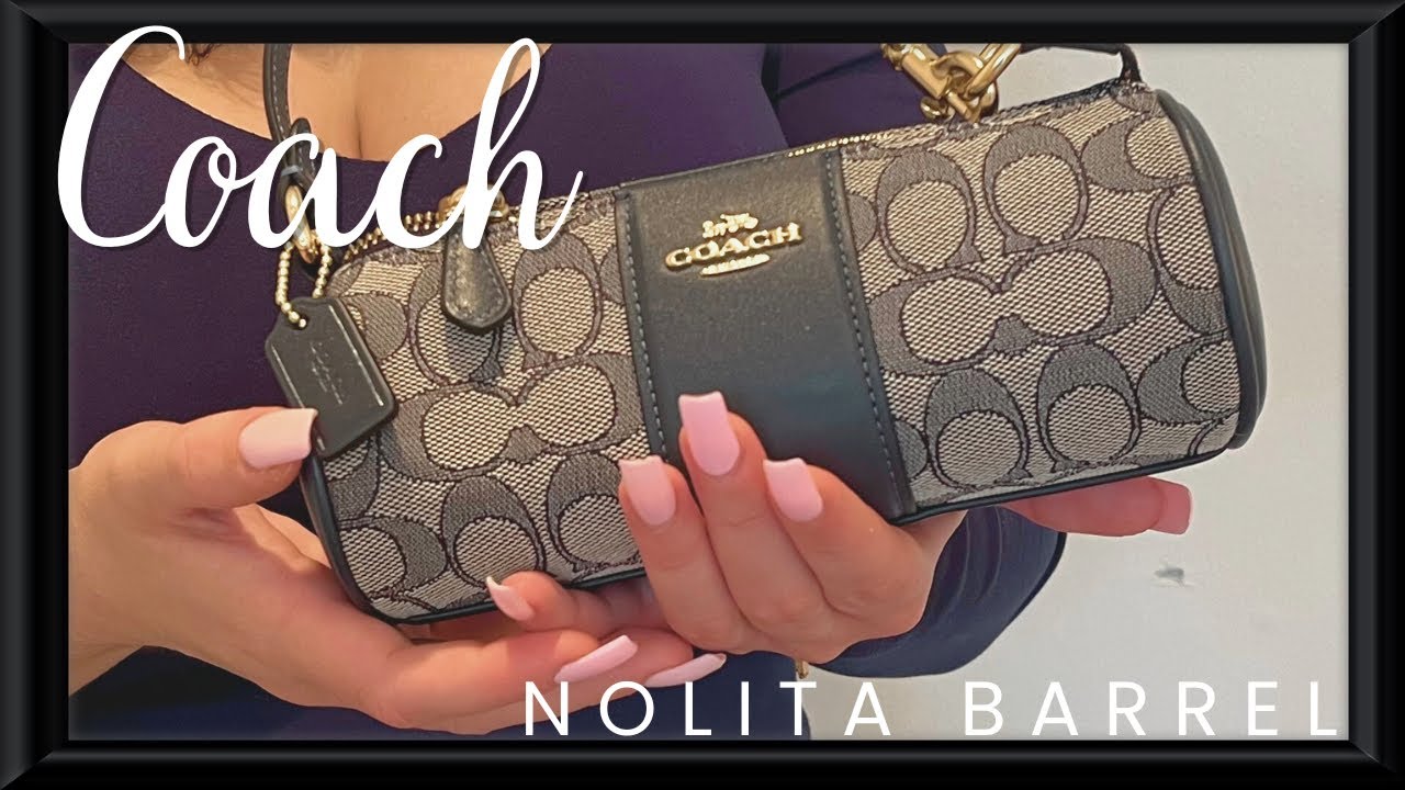 Coach Nolita Barrel in Signature Jacquard | review & chat