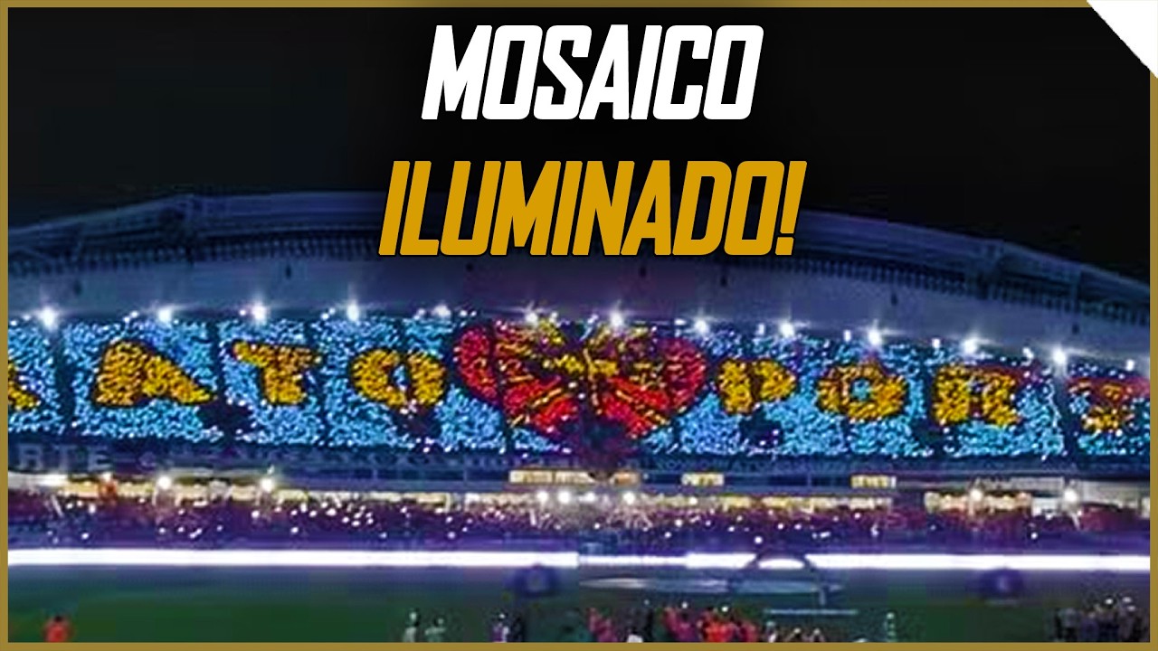 MOSAICO DA TORCIDA DO REMO CONTRA MIRASSOL PELO BRASILEIRÃO!