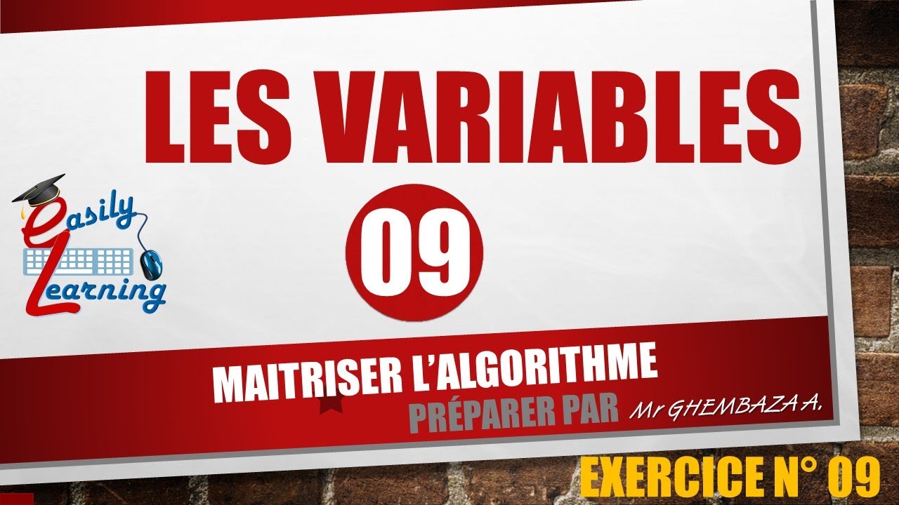 Calcule la Vitesse, Exercice Corrigé en Algorithme Manipulation des Variables