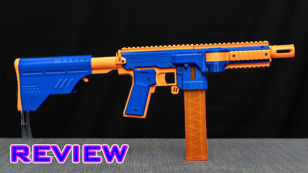 [ОБЗОР] Грифон | Потрясающий бластер со скоростью 150 кадров в секунду, напечатанный на 3D-принтере!