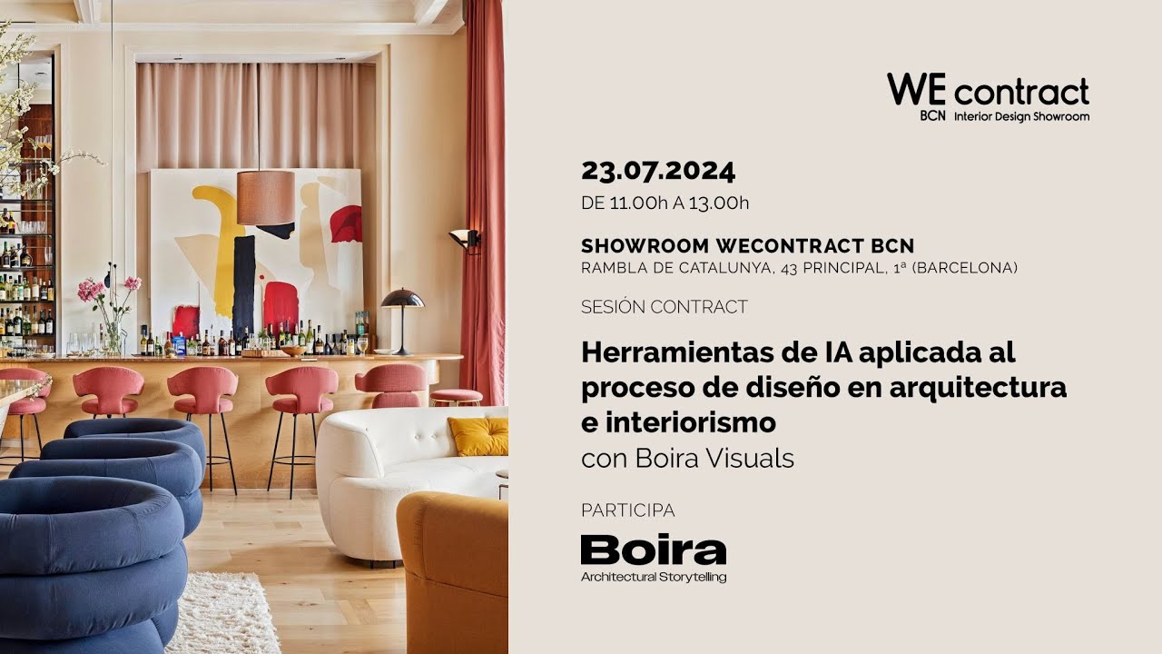 Boira Visuals - Herramientas de IA aplicada al proceso de diseño en arquitectura e interiorismo