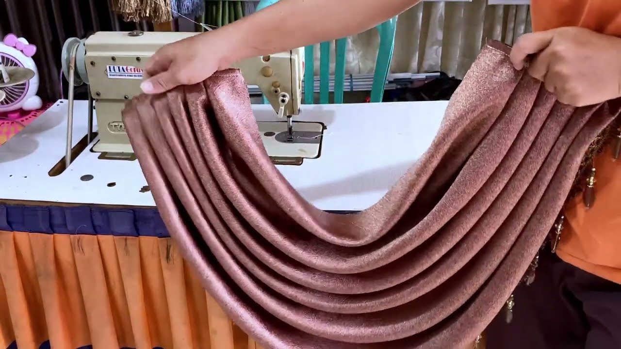 Tutorial.gorden eyelet and swags curtains #tutorialgordenchannel