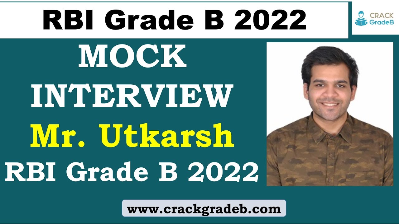 Уткарш Агравал, RBI Grade B 2022 | Пробное собеседование | Интервью с Topper