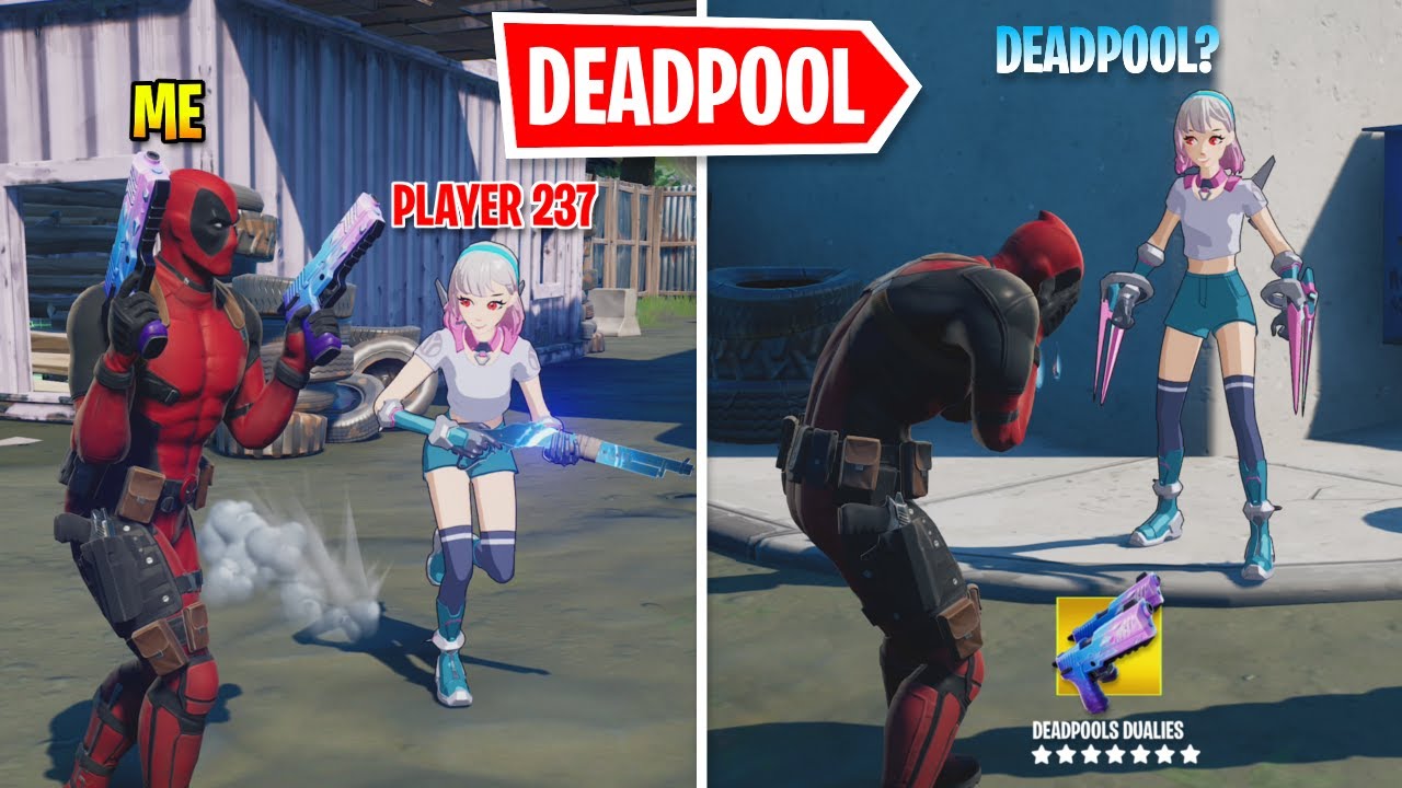 I Pretended To Be Fake BOSS Deadpool In Fortnite