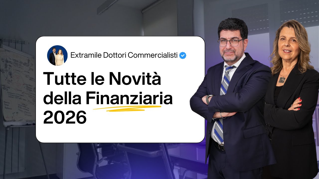 BONUS, DONAZIONI E ALTRE NOVITÀ - FINANZIARIA 2026
