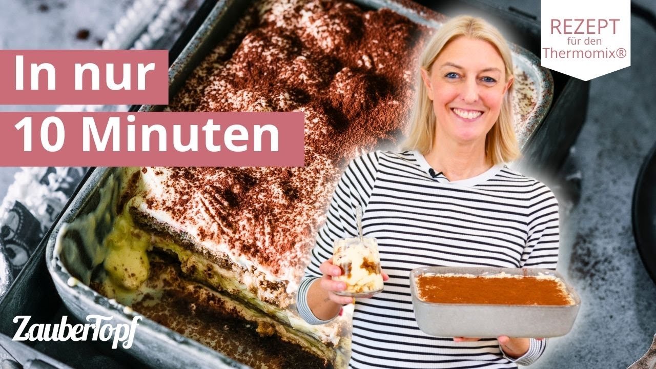 😍☁️ So einfach geht klassisches italienisches Tiramisu | Thermomix® Rezept