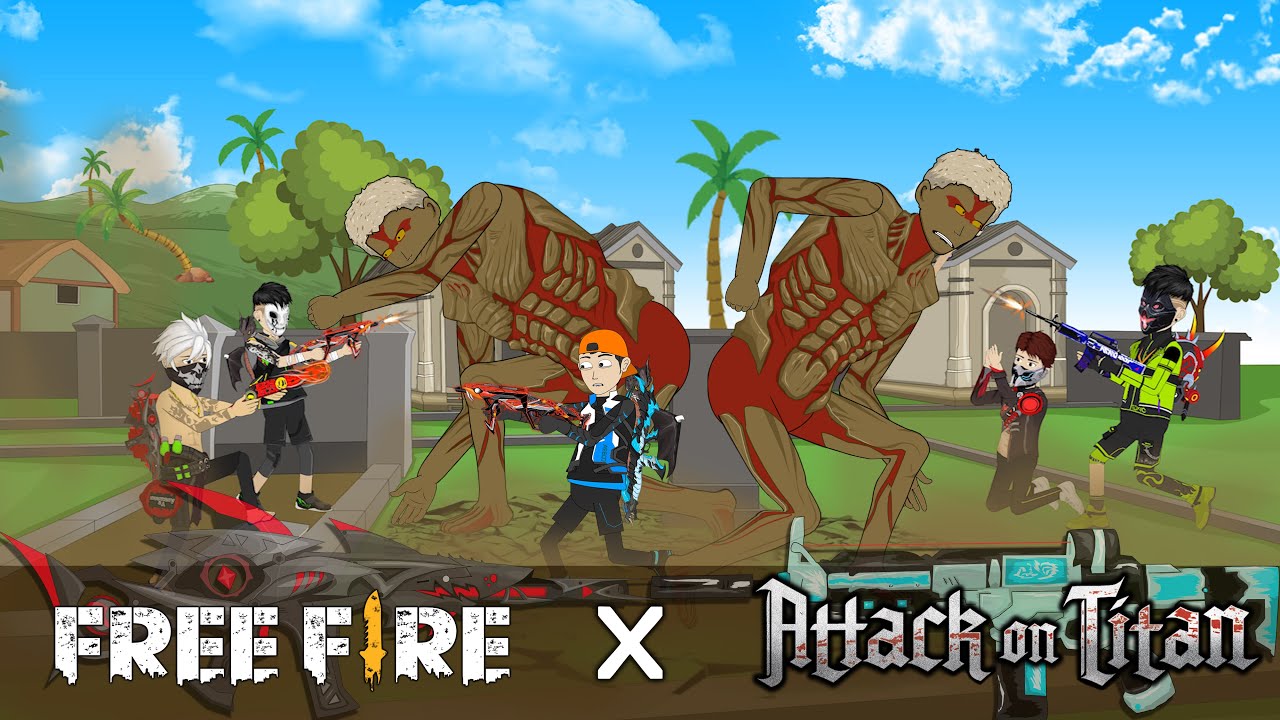 Animation Free Fire - Titan Ngamuk Dibermuda - Sangat Mengerikan - Kartun ff