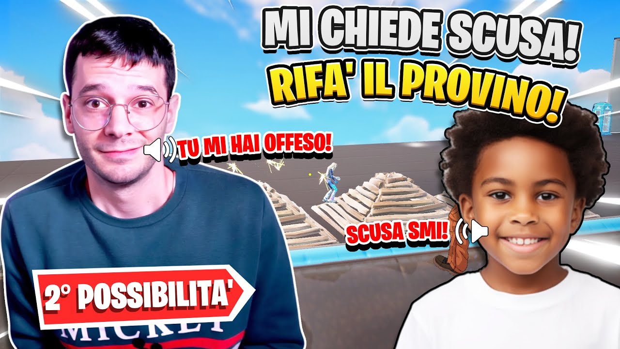 Il Bambino Che Mi Aveva OFFESO Mi Chiede SCUSA! su Fortnite ITA 