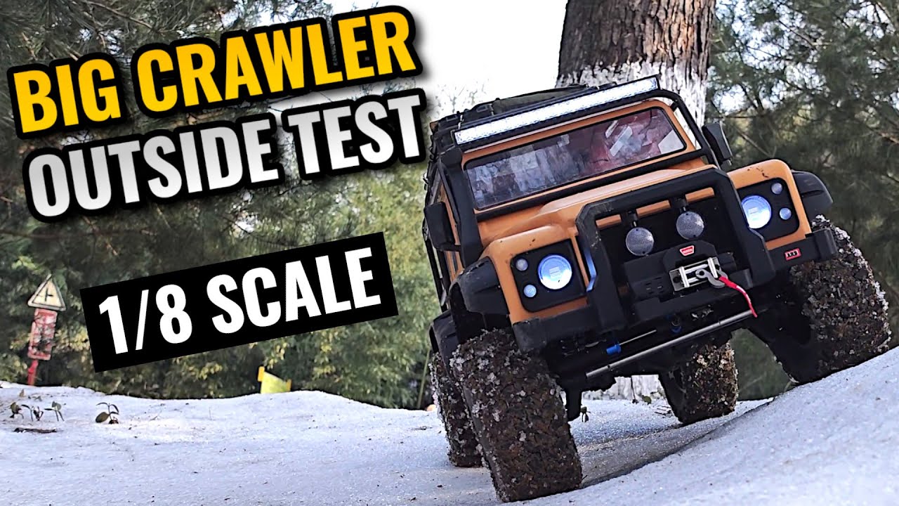 MJX H8H 1/8 Crawler Outside Test