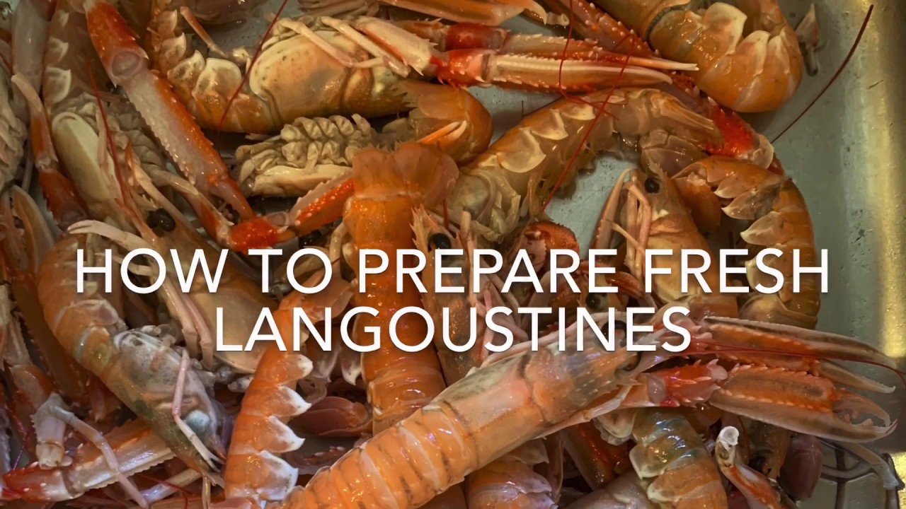 How to prepare and clean fresh langoustines