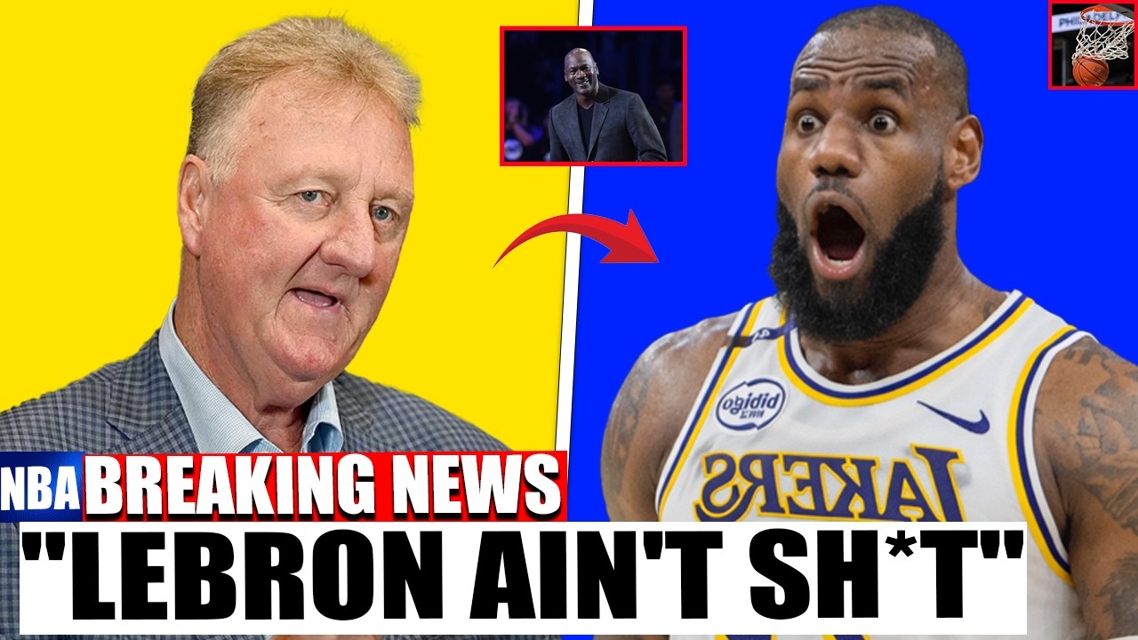 Larry Bird Roasts LeBron — “Stop Pretending You’re the GOAT”