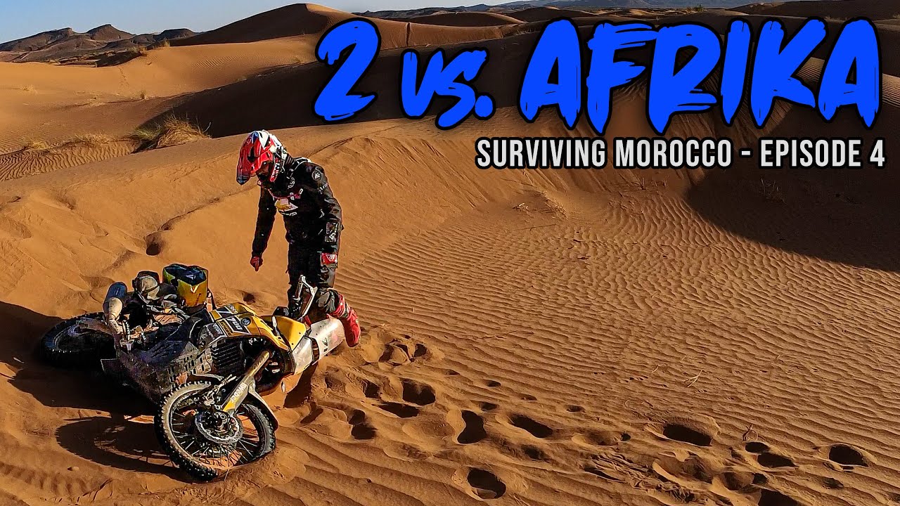 Crash in den Dünen + kein Funkkontakt 😳 | Marokko Adventure! | 2 vs. Afrika - Episode 4