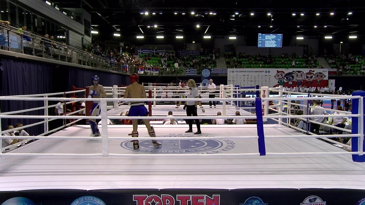 Nikola Prlja v Vitalii Fedin WAKO European Championships 2019