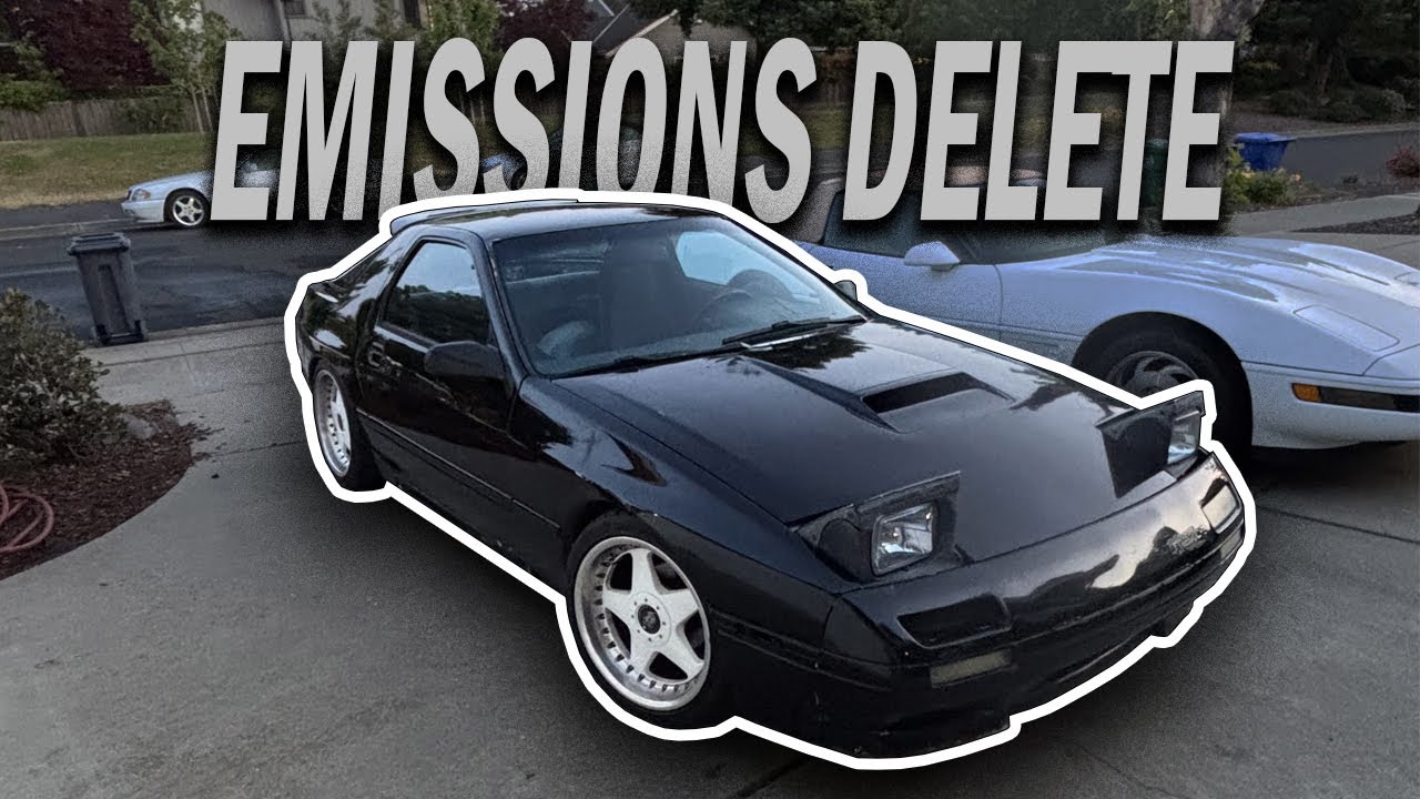 SIMPLIFYING The RX-7 FC Engine by DELETING EMISSIONS