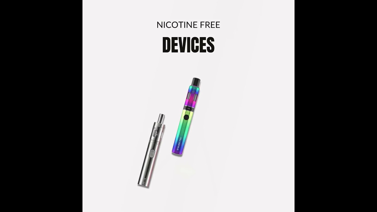 NICOTINE FREE Vape kits, Pre Filled pods, E Liquids and Shortfills