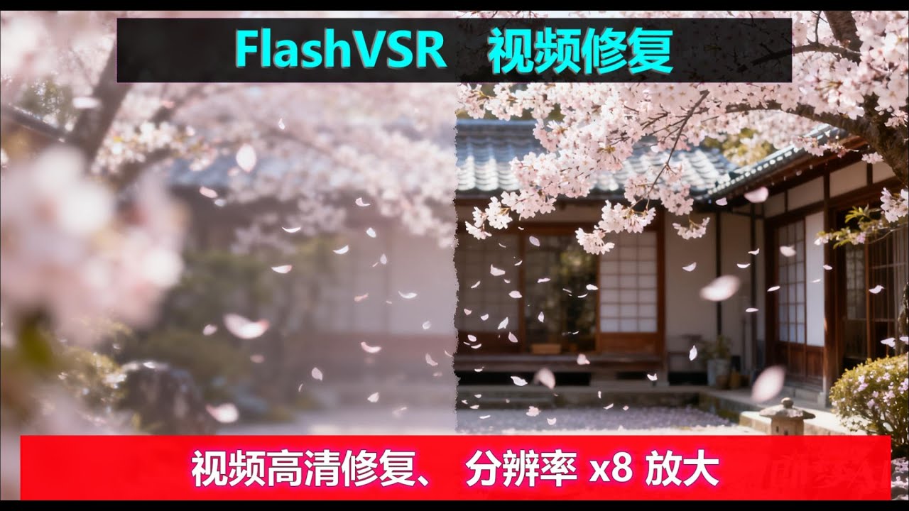 AI视频修复，一键生成高清画面，看清世界每一帧！