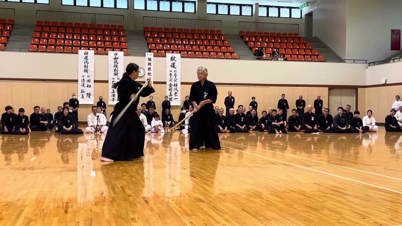 令和7年7月第44回福岡県杖道大会公開演武　杖道