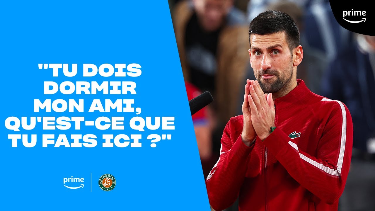 🎙 L'Interview EXCEPTIONNELLE en français de Novak Djokovic !
