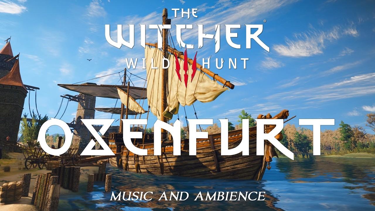 The Witcher 3 – Calm Moments in Oxenfurt | Relaxing Music & Ambience
