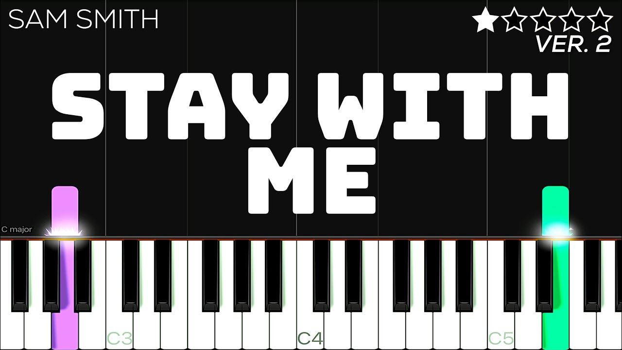 Stay With Me - Sam Smith | EASY Piano Tutorial