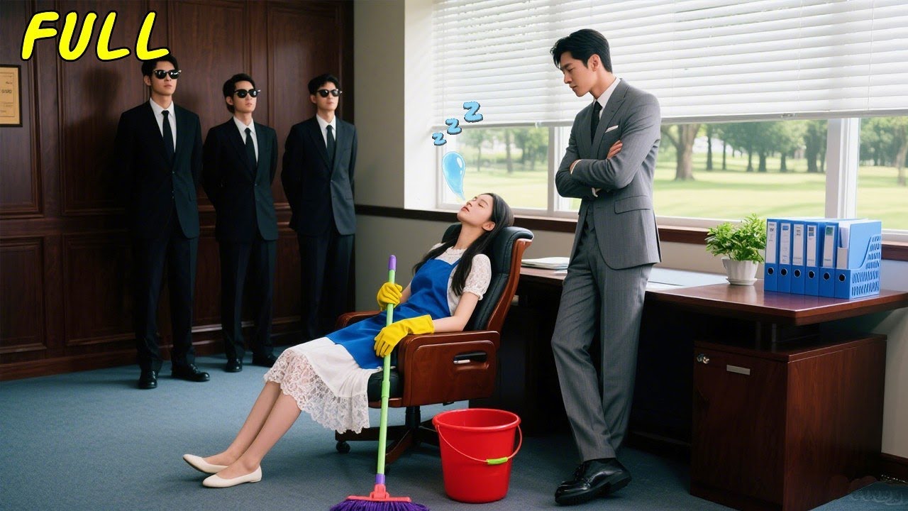 pobre chica, exhausta por 10 trabajos, se duerme en la suite del CEO… ¡él ama su esfuerzo!