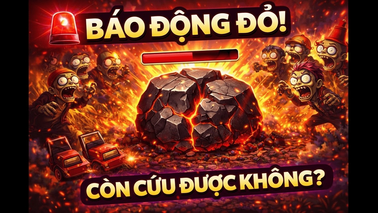 16:23 BÁO ĐỘNG ĐỎ 🚨 Hắc Tảng Sắp Vỡ! Mất 2 Xe Cắt Cỏ – Còn Plant Tối Thượng Nào Cứu? | PVZ RH Fusion