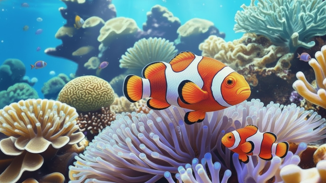 The Best 4K Aquarium - Dive Into The Mesmerizing Underwater Realm, Sea Jellyfish, Coral Reefs .