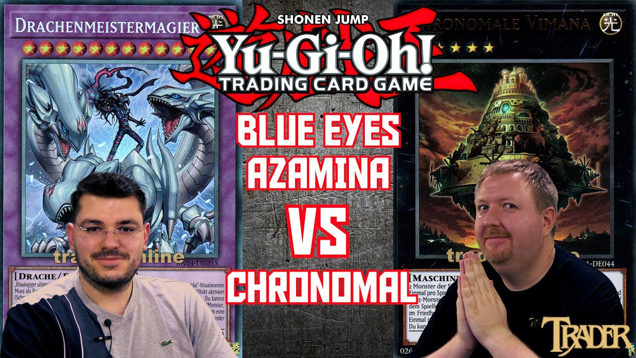 YuGiOh Blue Eyes Azamina VS Chronomal deutsch | Stream Duell 952 | Master Duel Trader 2025