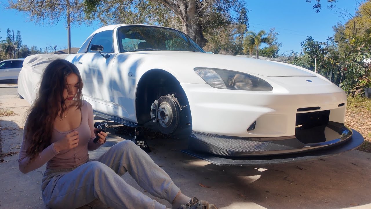 spend a week with me fixing up my car | replacing inner+outer tie rods, wrapping, new boot +unboxing