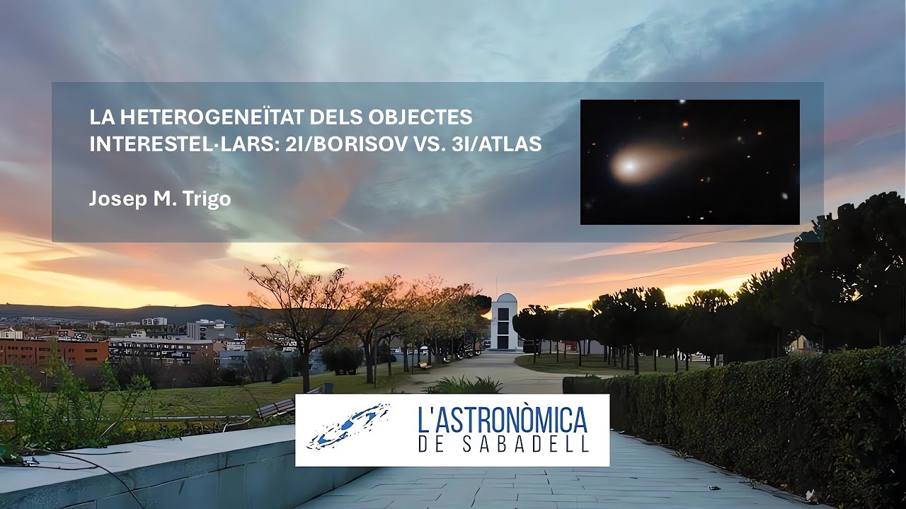 La heterogeneïtat dels objectes interestel·lars 2I/BORISOV vs. 3I/ATLAS