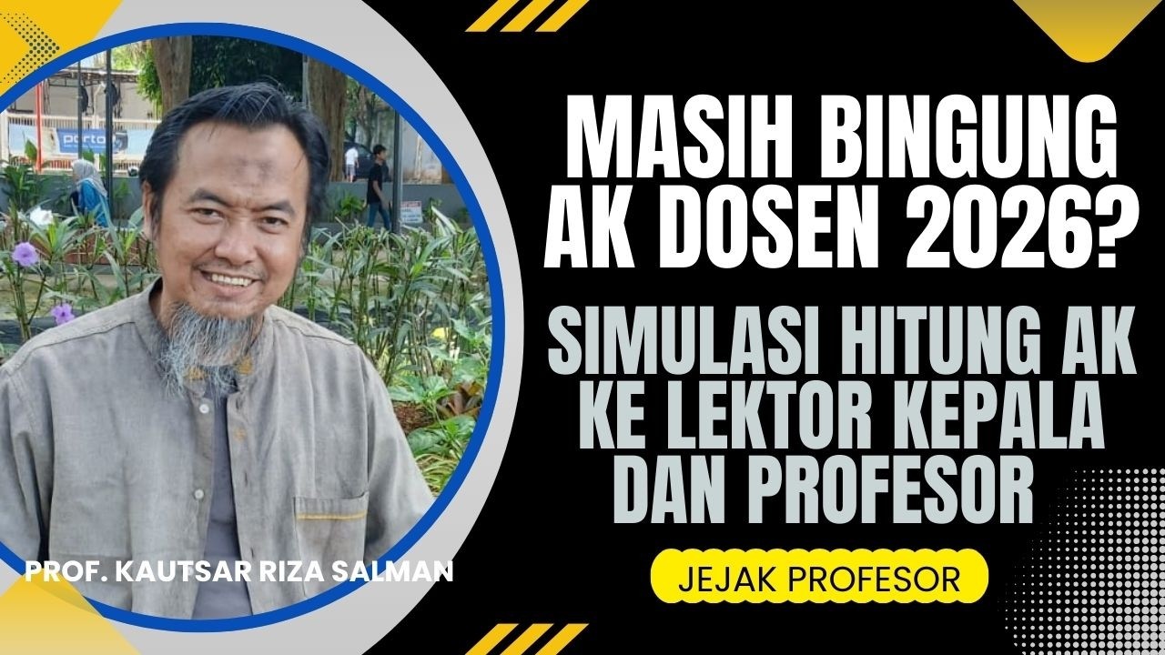 Simulasi Hitung Angka Kredit ke Lektor Kepala & Profesor Sesuai Kepmendiktisaintek 39/2026
