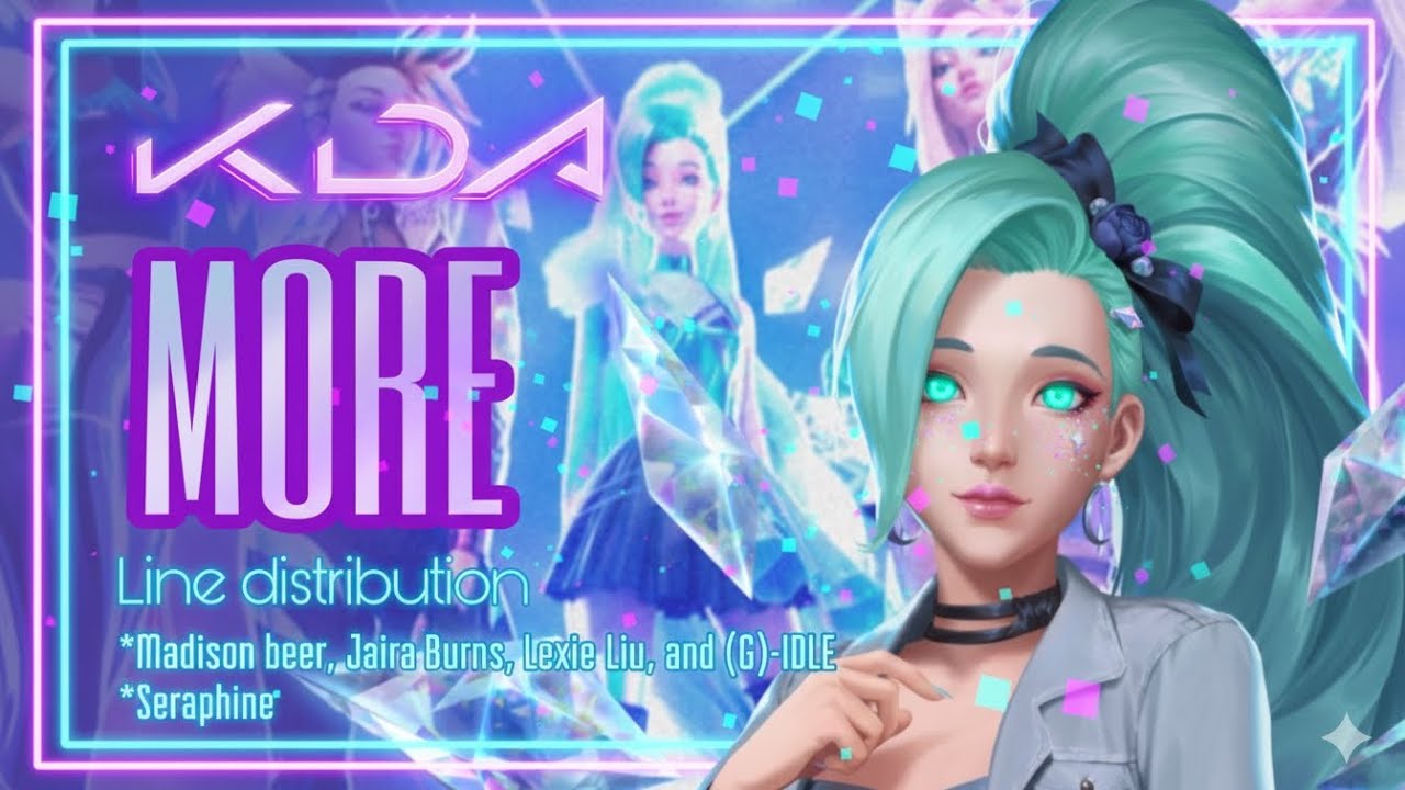 KDA~MORE (Madison Beer, Jaira Burns, Lexie Liu, and I-dle) Line distribution by Hunni