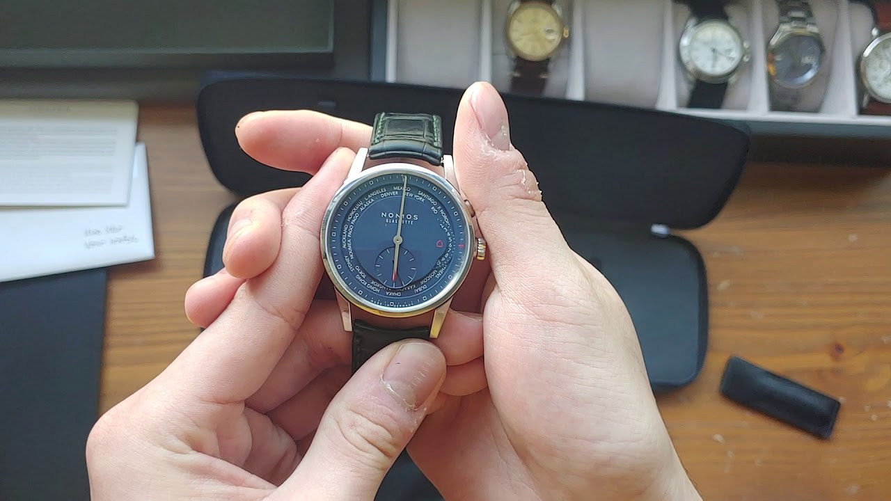 Nomos Z&uuml;rich world time midnight blue