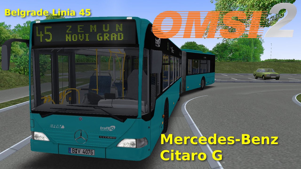 Mercedes-Benz Citaro G - Belgrade Linia 45 OMSI 2