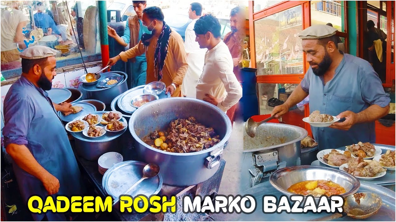 a very popular Qadeem Rosh | Marko Bazaar | Torkham highway | Afghanistan | 4K