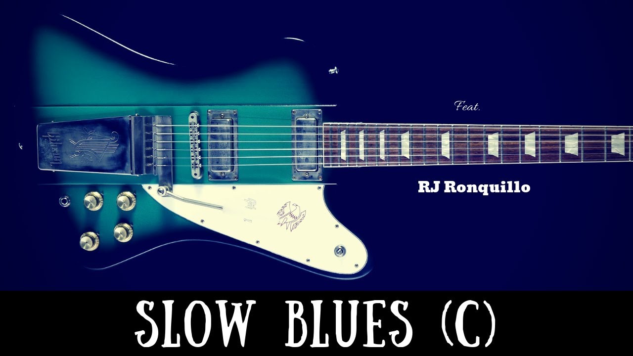 Super Slow Blues Jam | Sexy Guitar Backing Track (C)