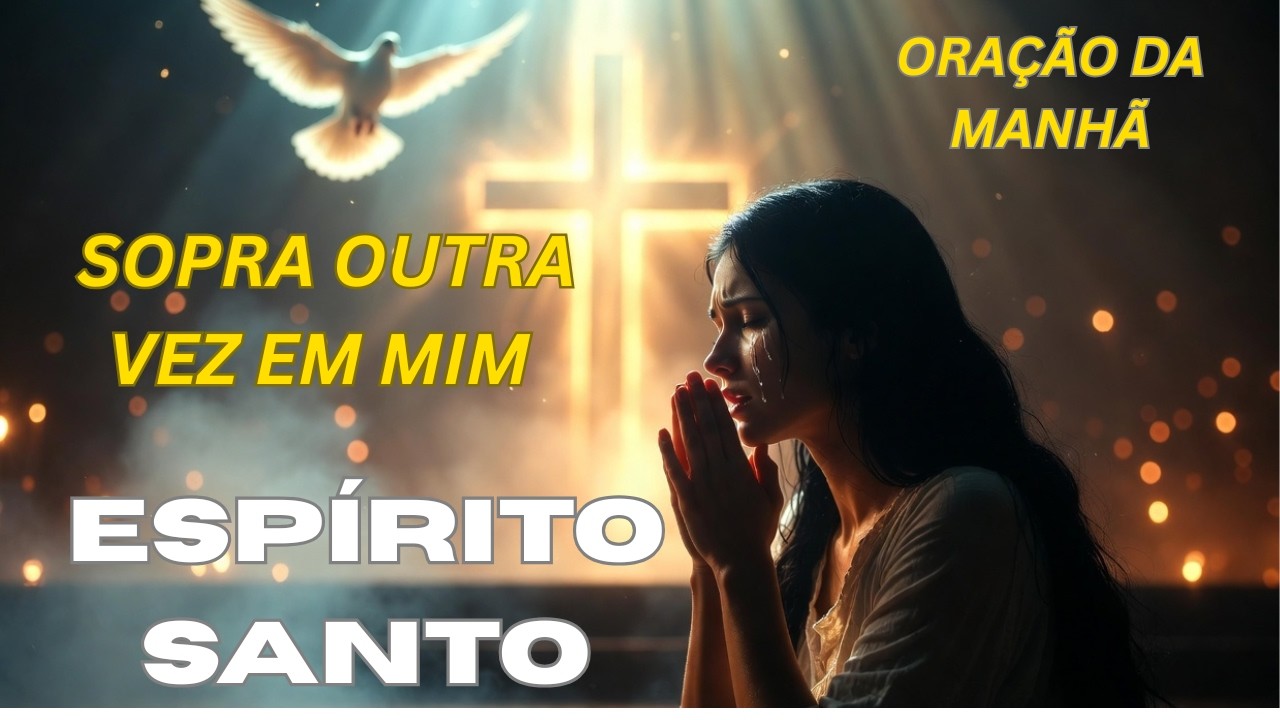 🔥SOPRA OUTRA VEZ EM MIM –  Espírito Santo🕊️ Restaura o Que  Estava Frio. ORAÇÃO DA MANHÃ CANTADA🎵