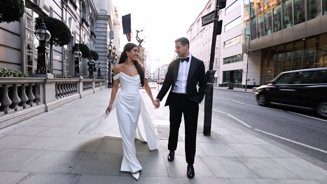 S & N | Beautiful Jewish Wedding at Rosewood London, Stunning Bridal Dress by Vivienne Westwood®