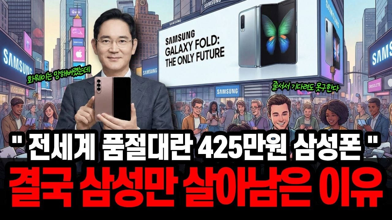 “전세계가 열광한 425만원 짜리 삼성폰”, 삼성이 대박난 이유