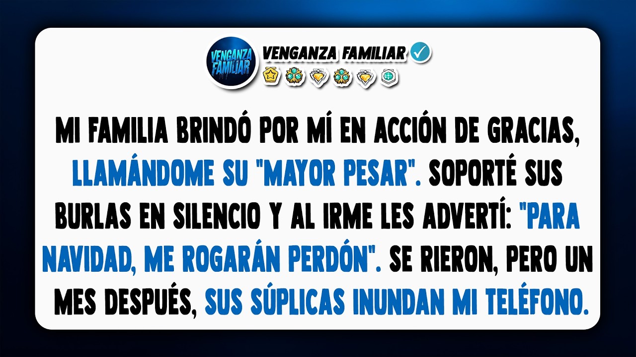 Mi madre se burl&oacute; de m&iacute; en Acci&oacute;n de Gracias &mdash; Un mes despu&eacute;s, me rogaron que respondiera