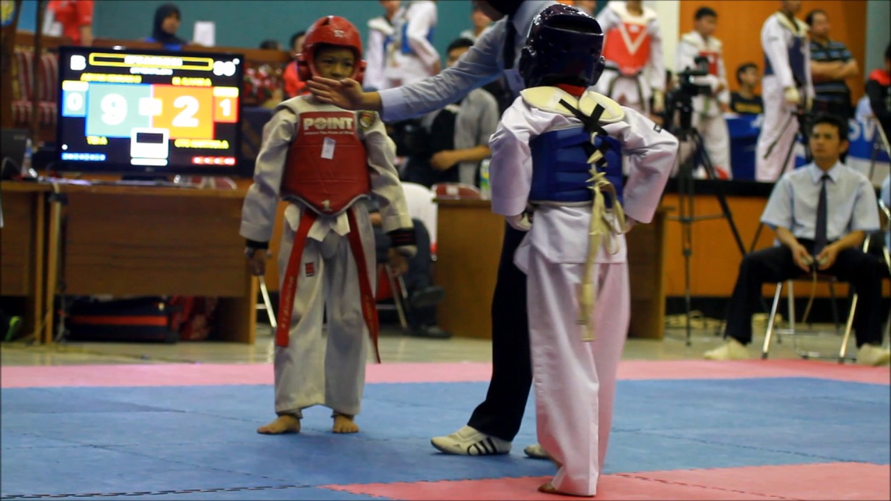 Anak kecil Jago Taekwondo di Final di Partai 99 B