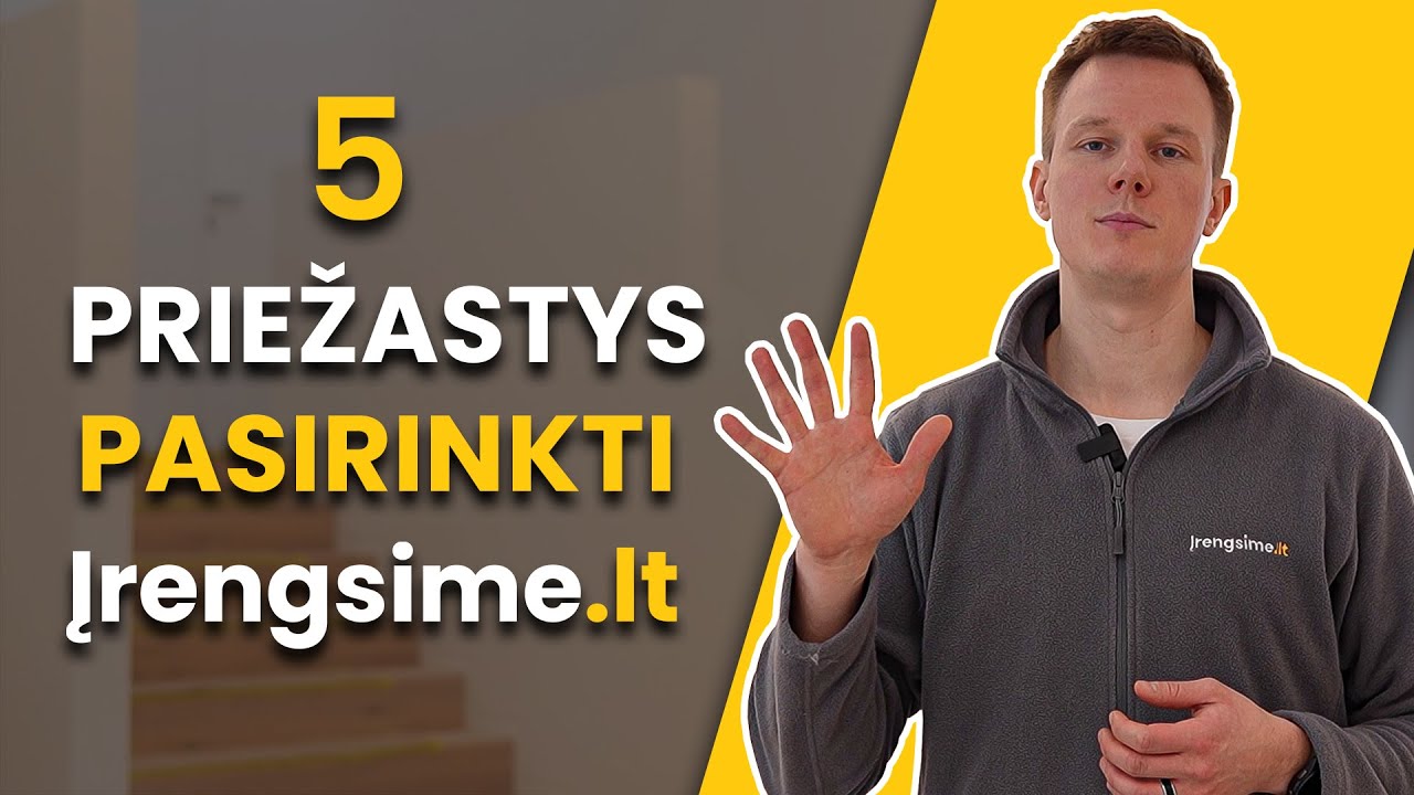 5 priežastys vidaus apdailos darbams pasirinkti Įrengsime.lt