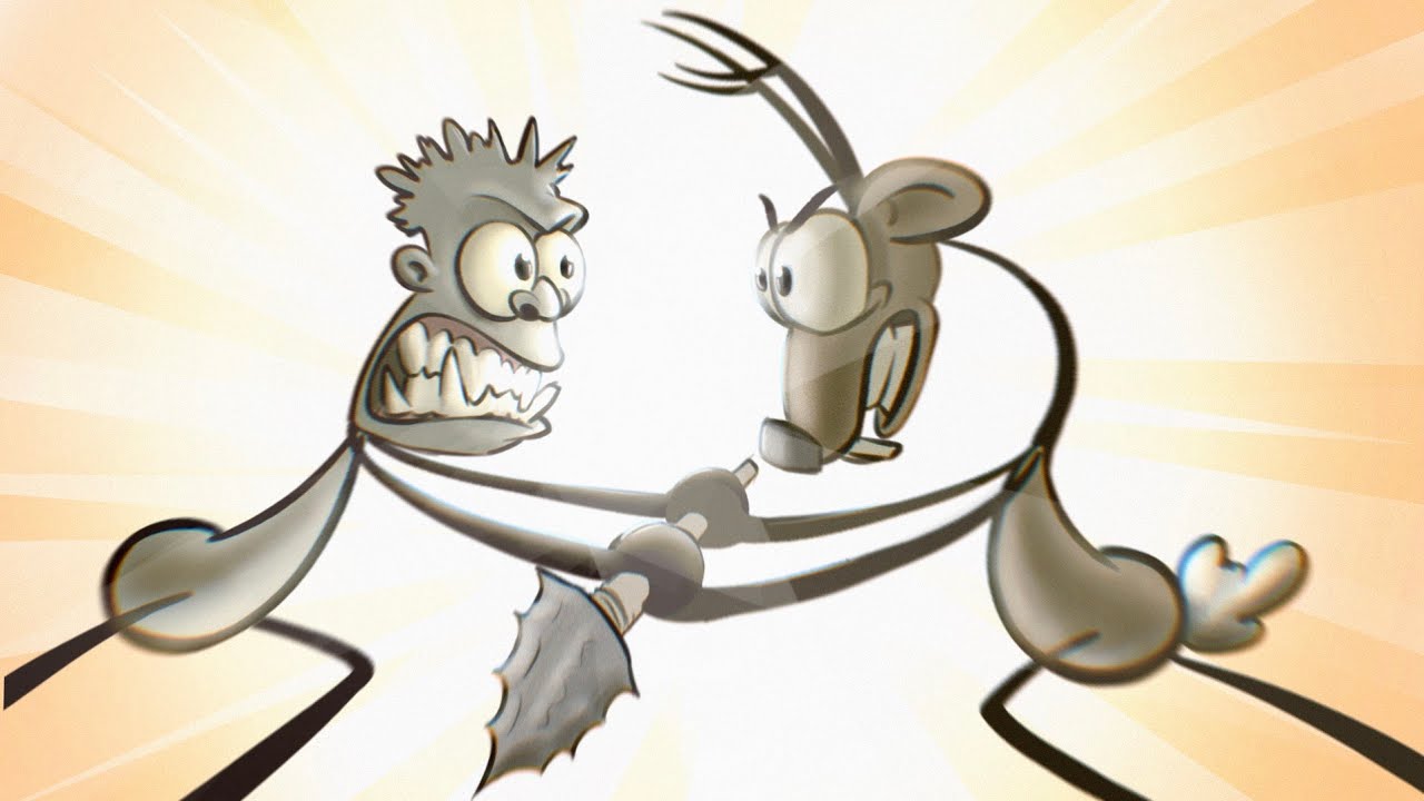 The hunter and the hunted! (4k memes) #animations 