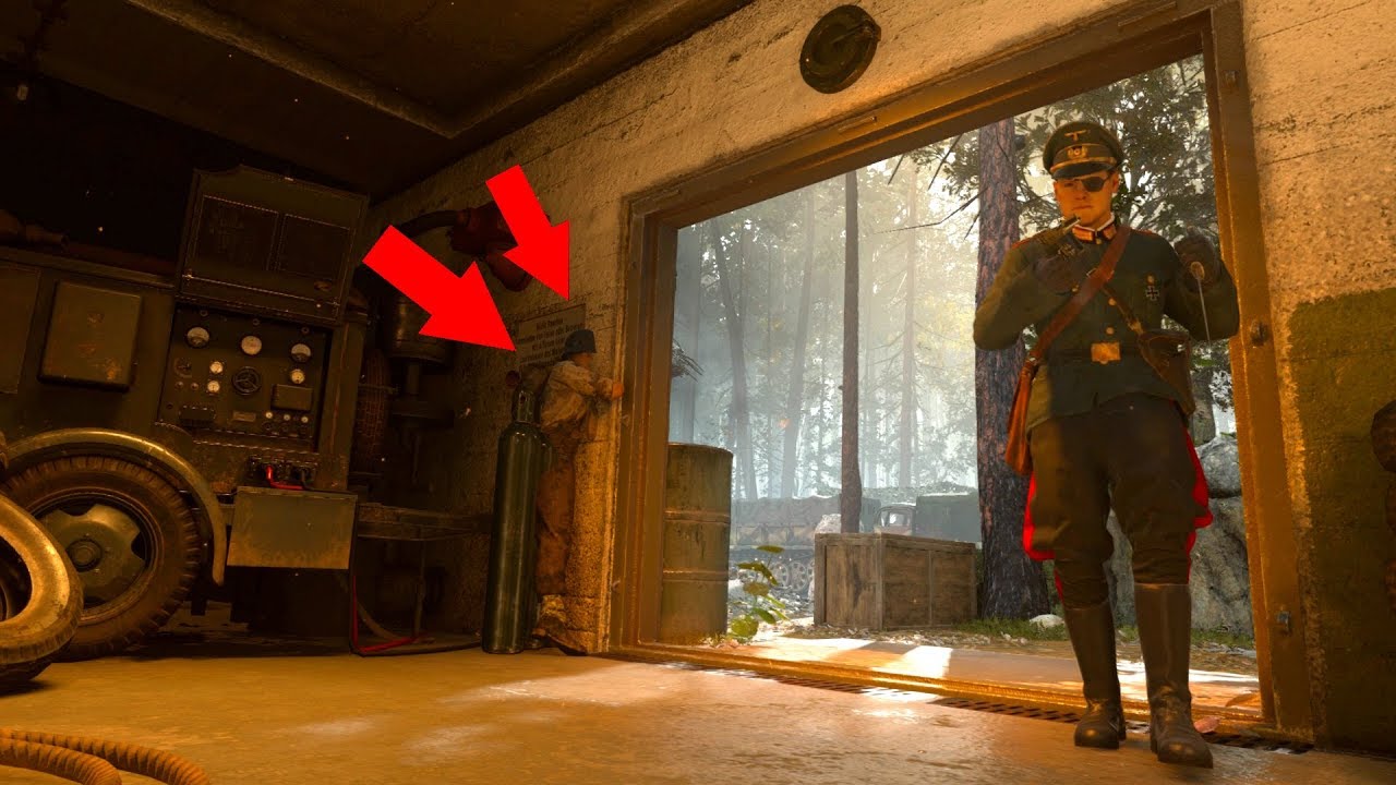 HE GOT SO LUCKY NO ONE CAUGHT HIM HIDING INSIDE THE WALL?!?! HIDE N' SEEK ON *WW2*