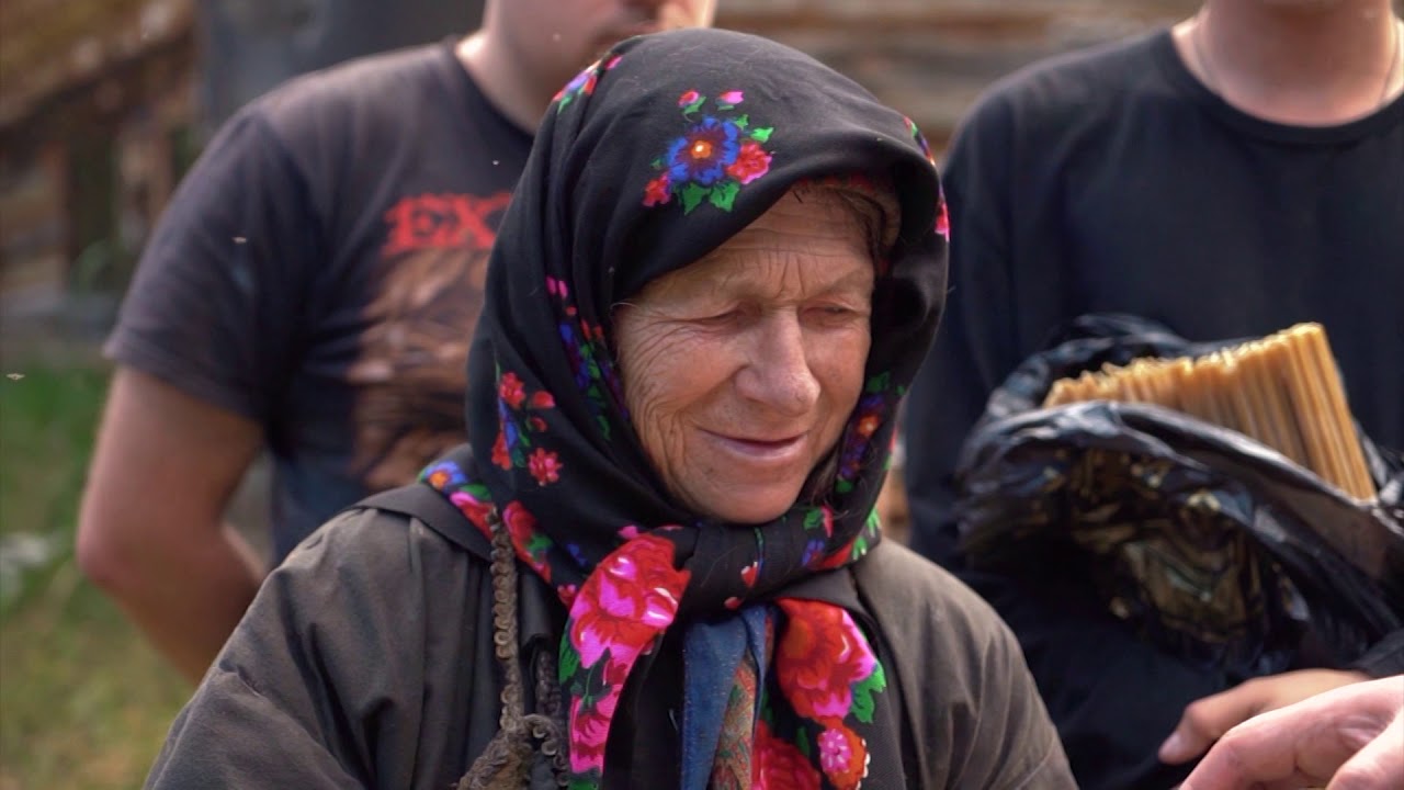 Agafia Lykova. Russian hermit and MIREA volunteers. 