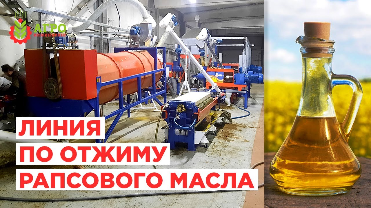 Создали, полностью настроили и запустили линию по отжиму рапсового масла.