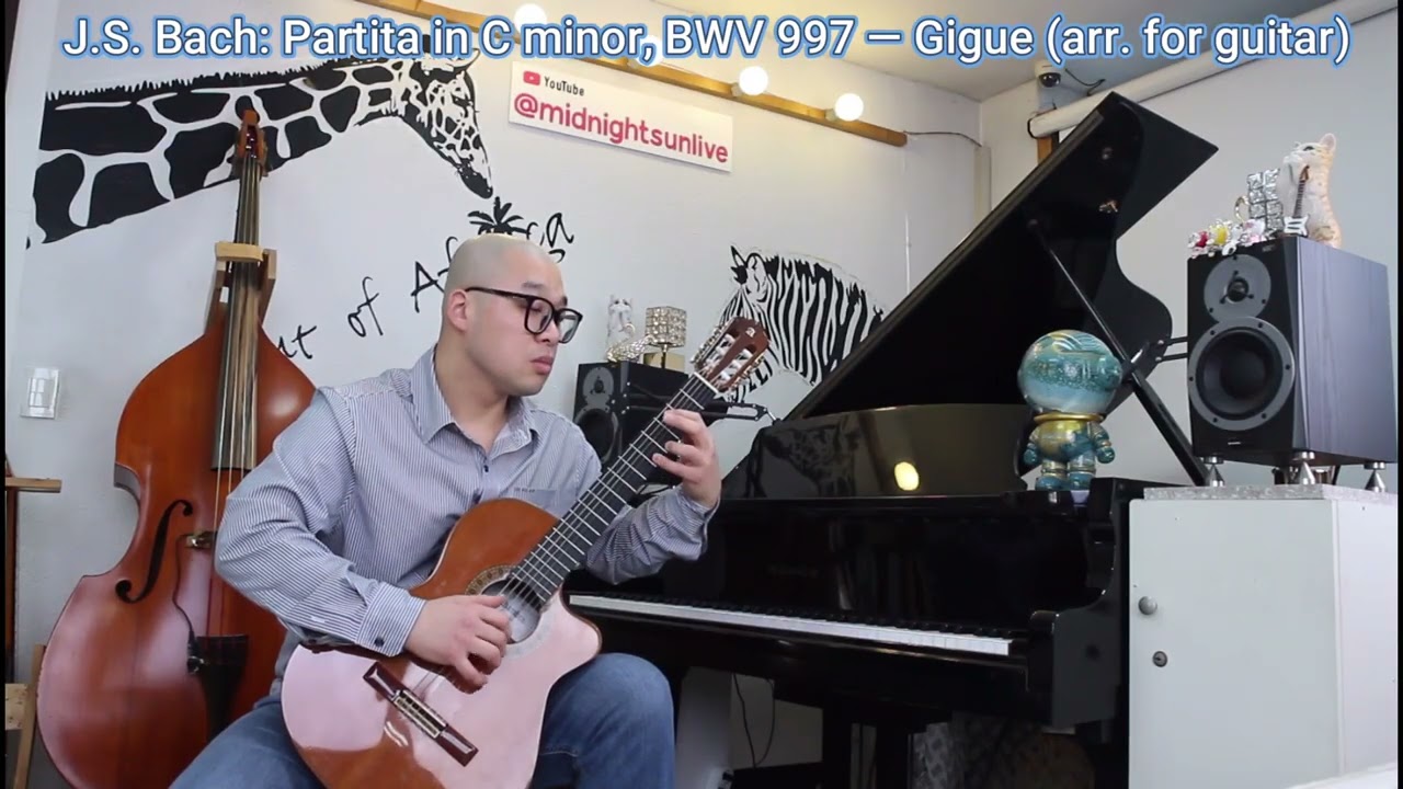 [Midnight Sun] Ep.34 | Johann Sebastian Bach BWV 997  Gigue | Live Session | Solo Guitar
