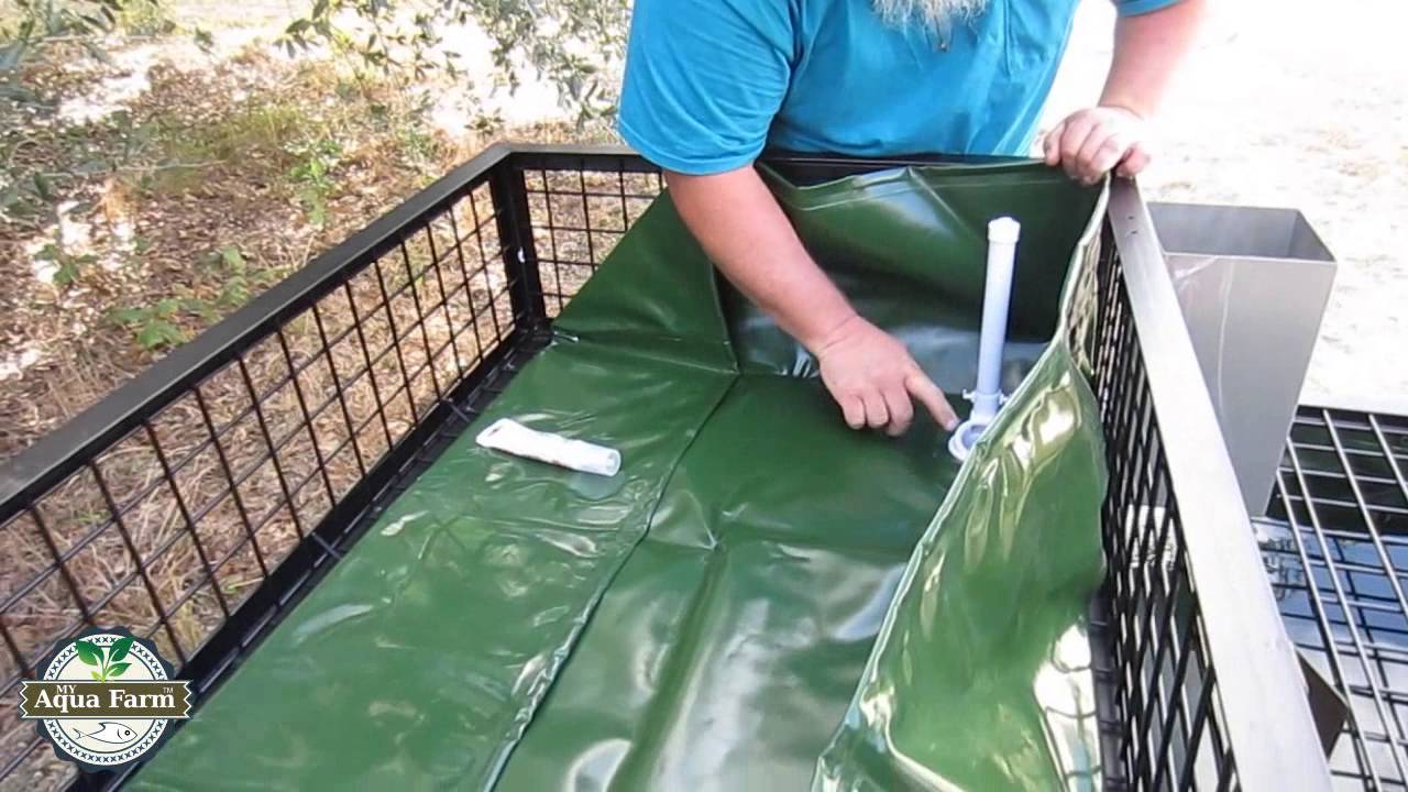 MyAquaFarm Aquaponics Construction Video